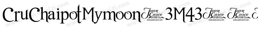 CruChaipotMymoon-3M43字体转换