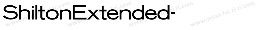 ShiltonExtended字体转换