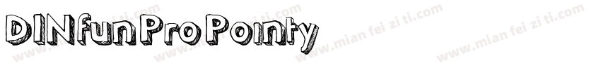 DINfunProPointy字体转换