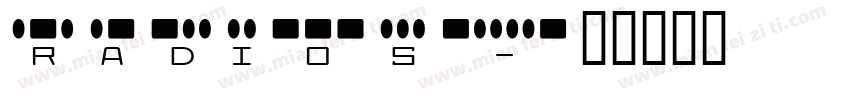 RadioS字体转换