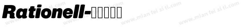 Rationell字体转换