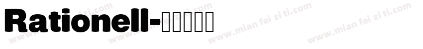Rationell字体转换