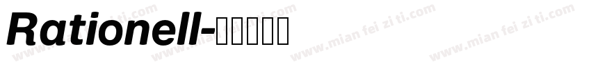 Rationell字体转换