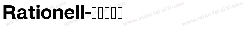 Rationell字体转换