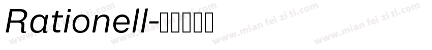 Rationell字体转换