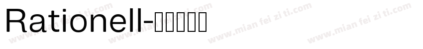 Rationell字体转换