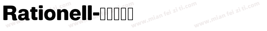 Rationell字体转换