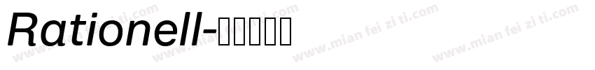 Rationell字体转换