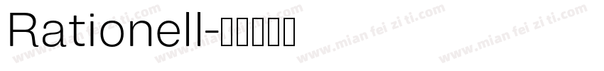 Rationell字体转换