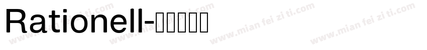 Rationell字体转换