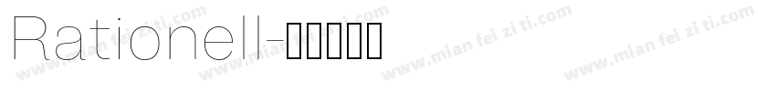 Rationell字体转换