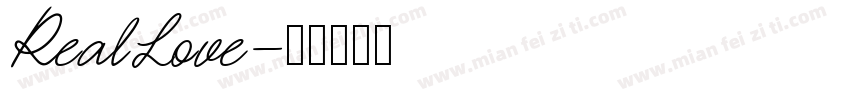 RealLove字体转换