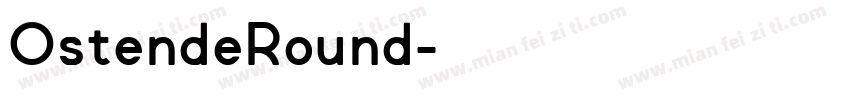 OstendeRound字体转换