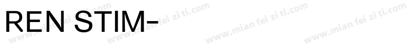 REN_STIM字体转换