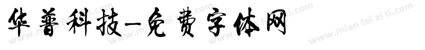 华普科技字体转换