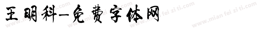 王明科字体转换