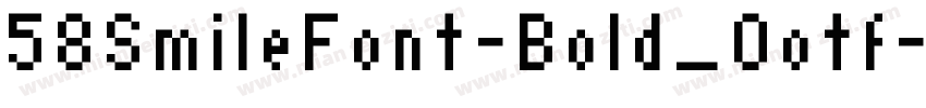 58SmileFont-Bold_0otf字体转换
