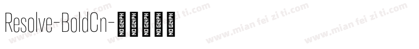 Resolve-BoldCn字体转换