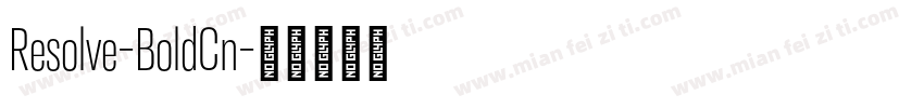 Resolve-BoldCn字体转换