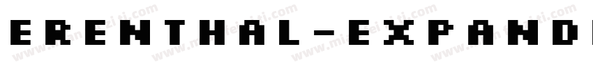 Erenthal-ExpandedBold字体转换