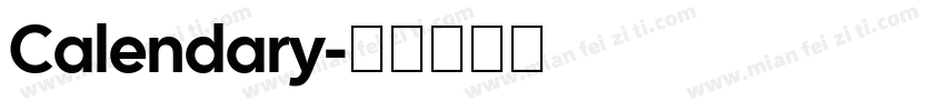 Calendary字体转换