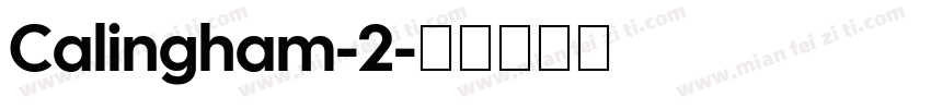 Calingham-2字体转换