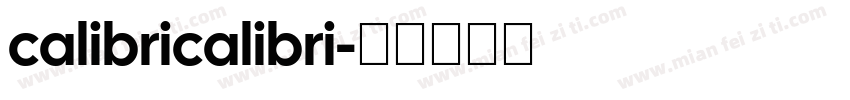 calibricalibri字体转换
