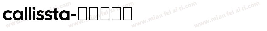 callissta字体转换