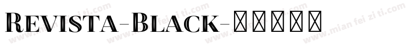 Revista-Black字体转换