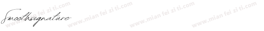 Smoothsignature字体转换
