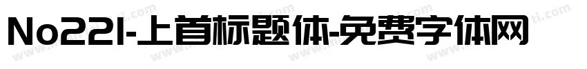 No221-上首标题体字体转换