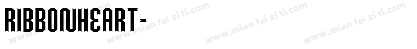 RibbonHeart字体转换