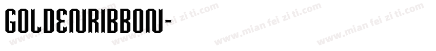 GoldenRibbon字体转换