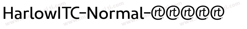 HarlowITC-Normal字体转换