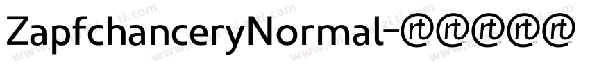 ZapfchanceryNormal字体转换