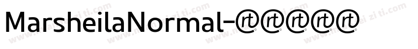MarsheilaNormal字体转换