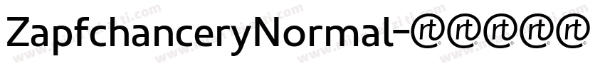 ZapfchanceryNormal字体转换