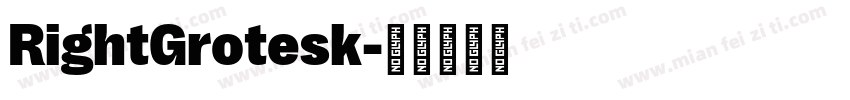 RightGrotesk字体转换