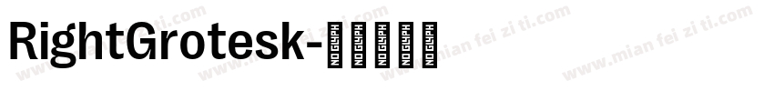 RightGrotesk字体转换
