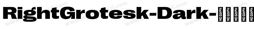 RightGrotesk-Dark字体转换