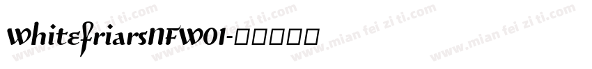 WhitefriarsNFW01字体转换