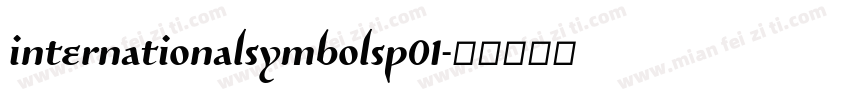 internationalsymbolsp01字体转换