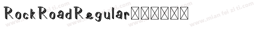 RockRoadRegular字体转换