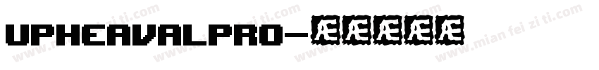 UpheavalPro字体转换