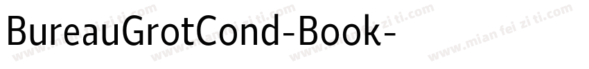 BureauGrotCond-Book字体转换