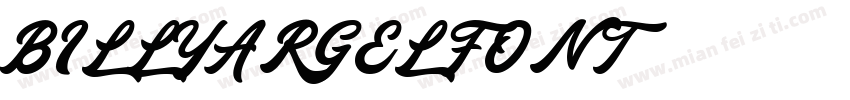 BILLYARGELFONT字体转换
