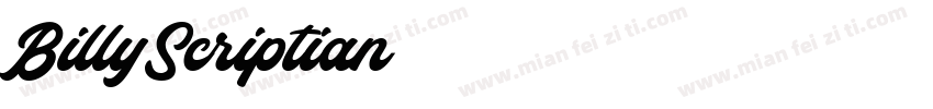 BillyScriptian字体转换