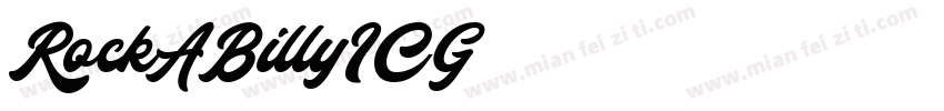 RockABillyICG字体转换