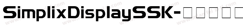SimplixDisplaySSK字体转换