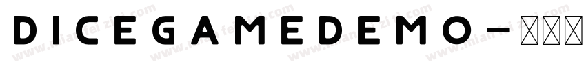 DiceGameDEMO字体转换
